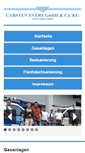 Mobile Screenshot of klempnerei-evers.de
